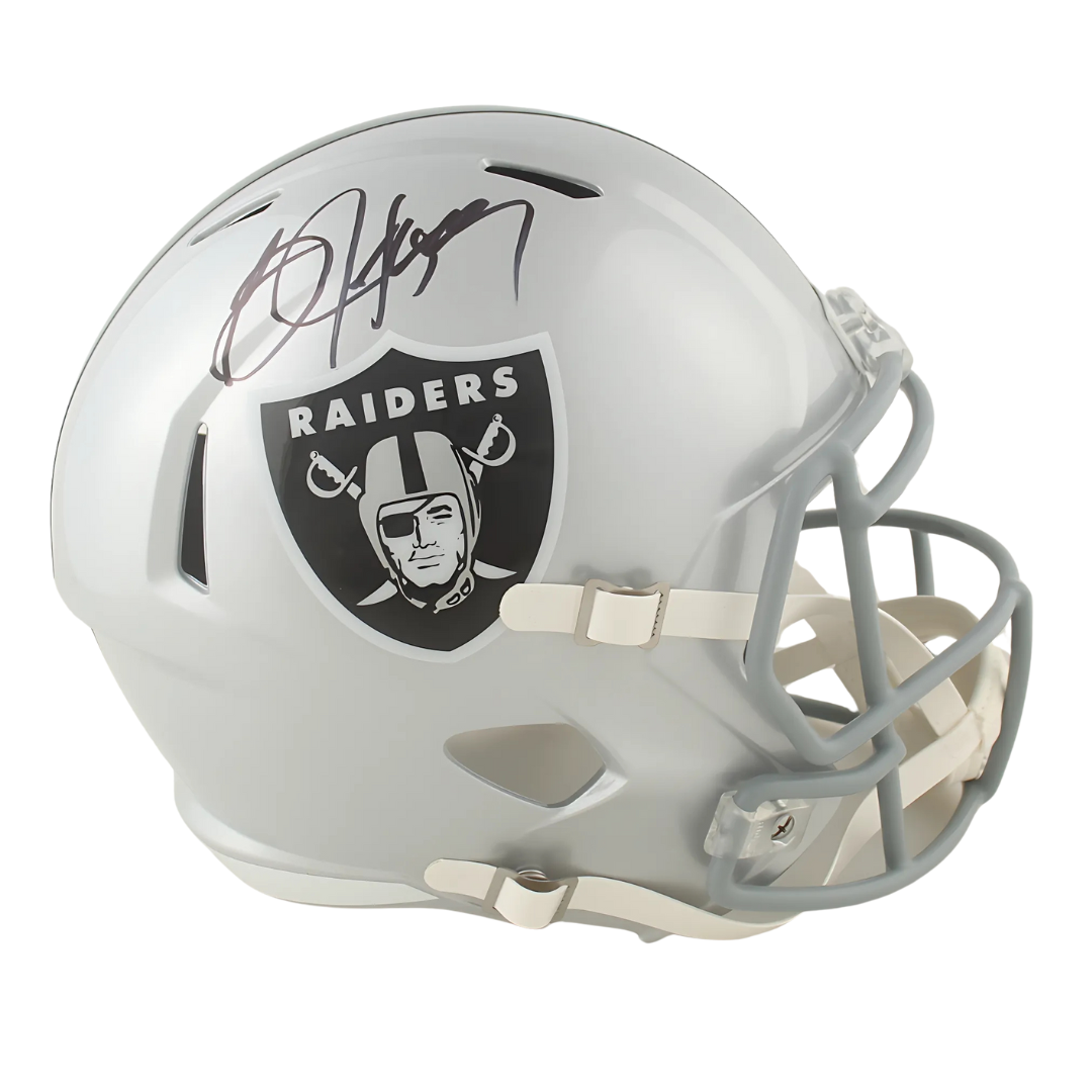 Bo Jackson Autographed Raiders Speed Helmet