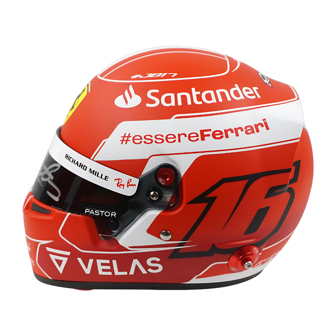 Charles Leclerc Signed Ferrari 1:2 Helmet