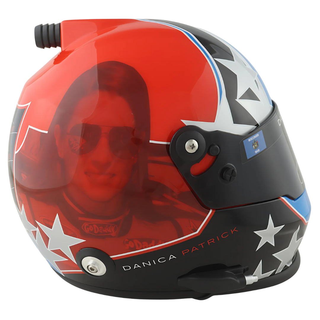 Danica Patrick Signed Full-Size Custom Helmet