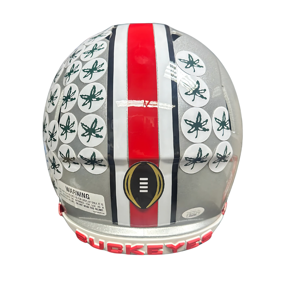 Caleb Downs Autographed Ohio State Buckeyes Helmet - The Crown Collection