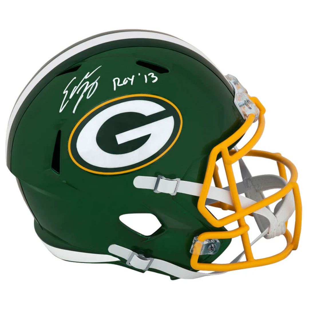 Eddie Lacy Autographed Full Size Green Bay Packers Flash Helmet "ROY'13"