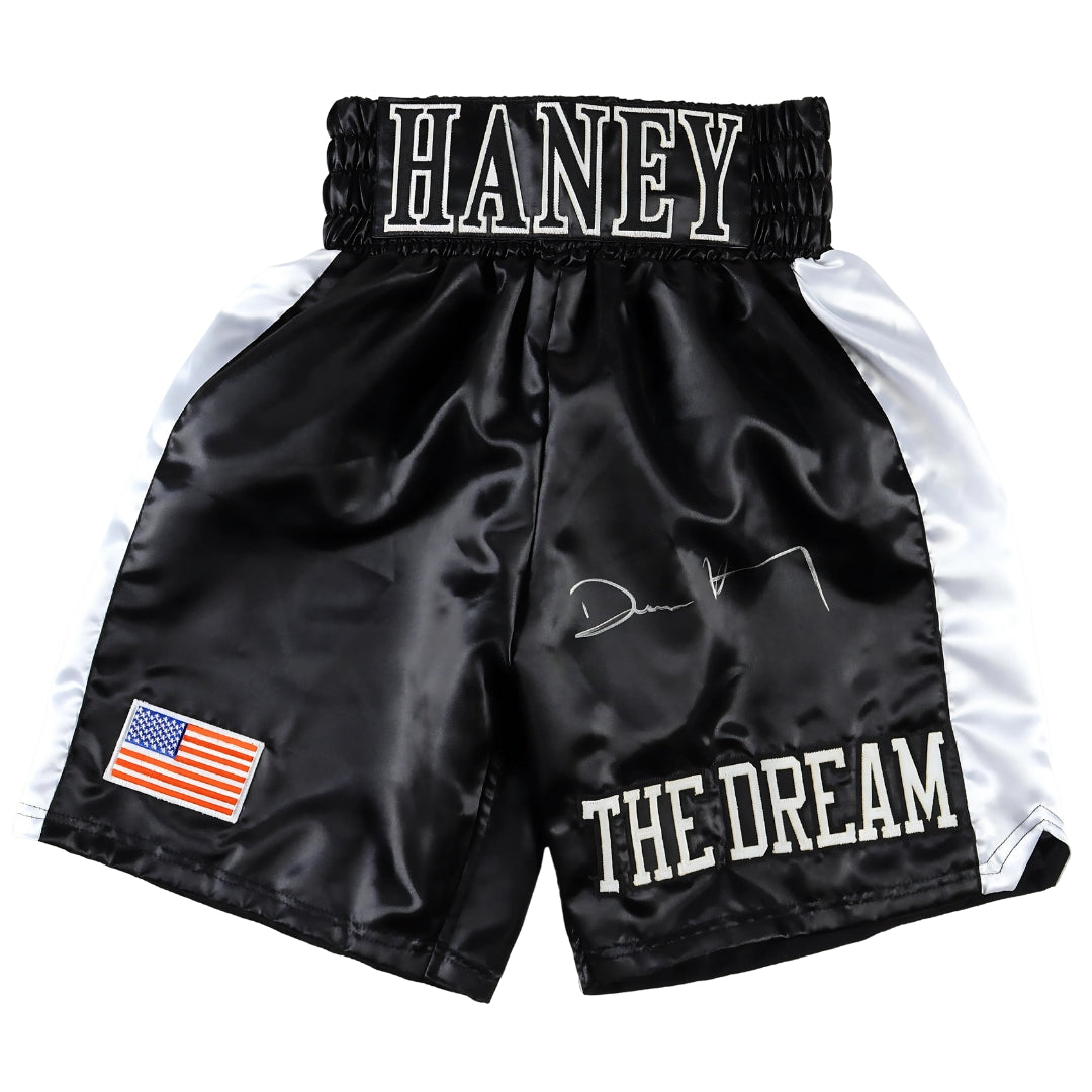 Devin Haney Autographed Boxing Shorts