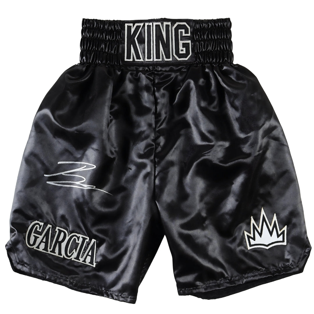Ryan Garcia Autographed Boxing Trunks "KingRy" Legacy Edition Black