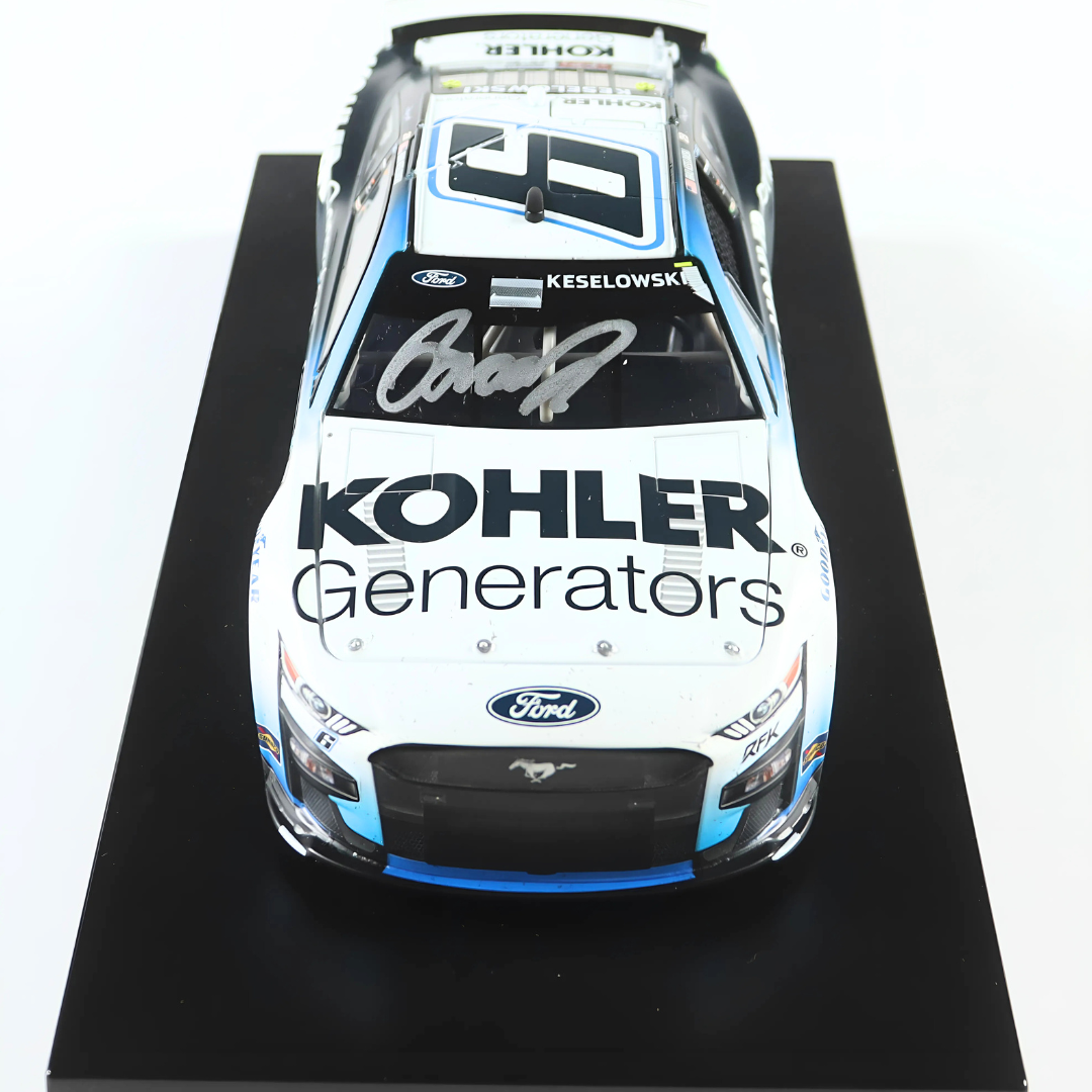 Brad Keselowski Autographed 1:24 NASCAR Die-Cast – 2022 Kohler #6 Daytona Duel Win