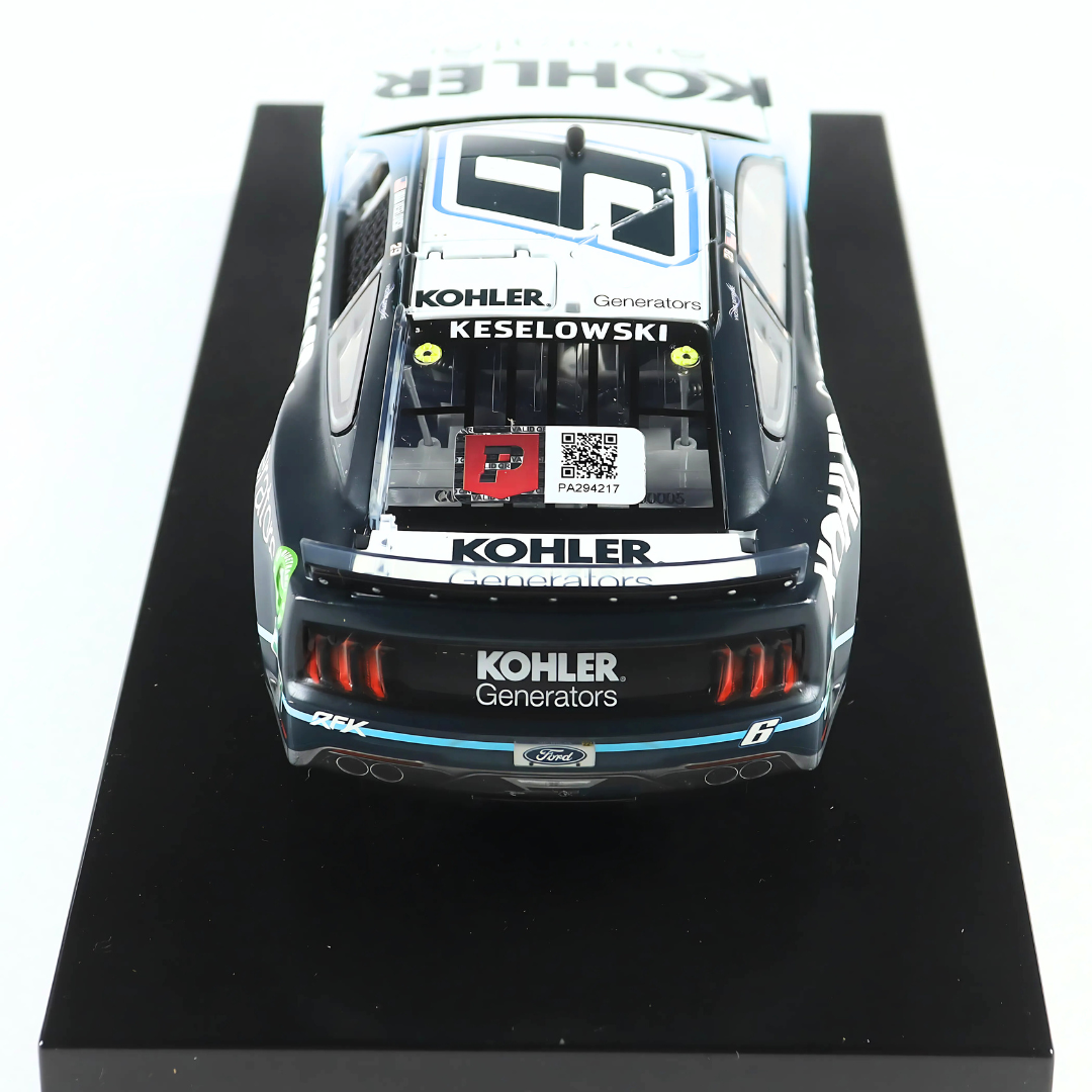 Brad Keselowski Autographed 1:24 NASCAR Die-Cast – 2022 Kohler #6 Daytona Duel Win