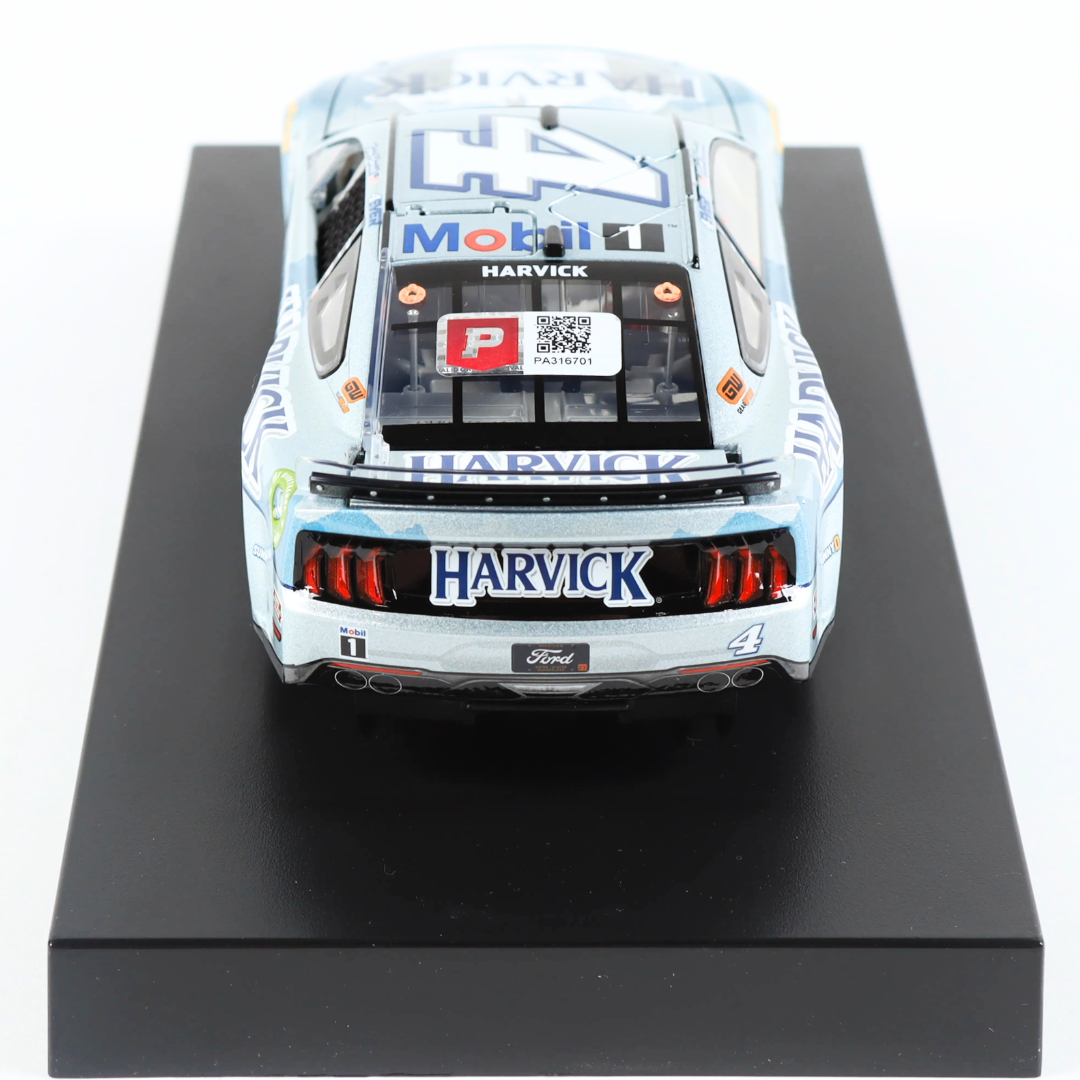 Kevin Harvick Autographed 2023 #4 Busch Light Ford Mustang – 1:24 Scale Limited Edition Die-Cast