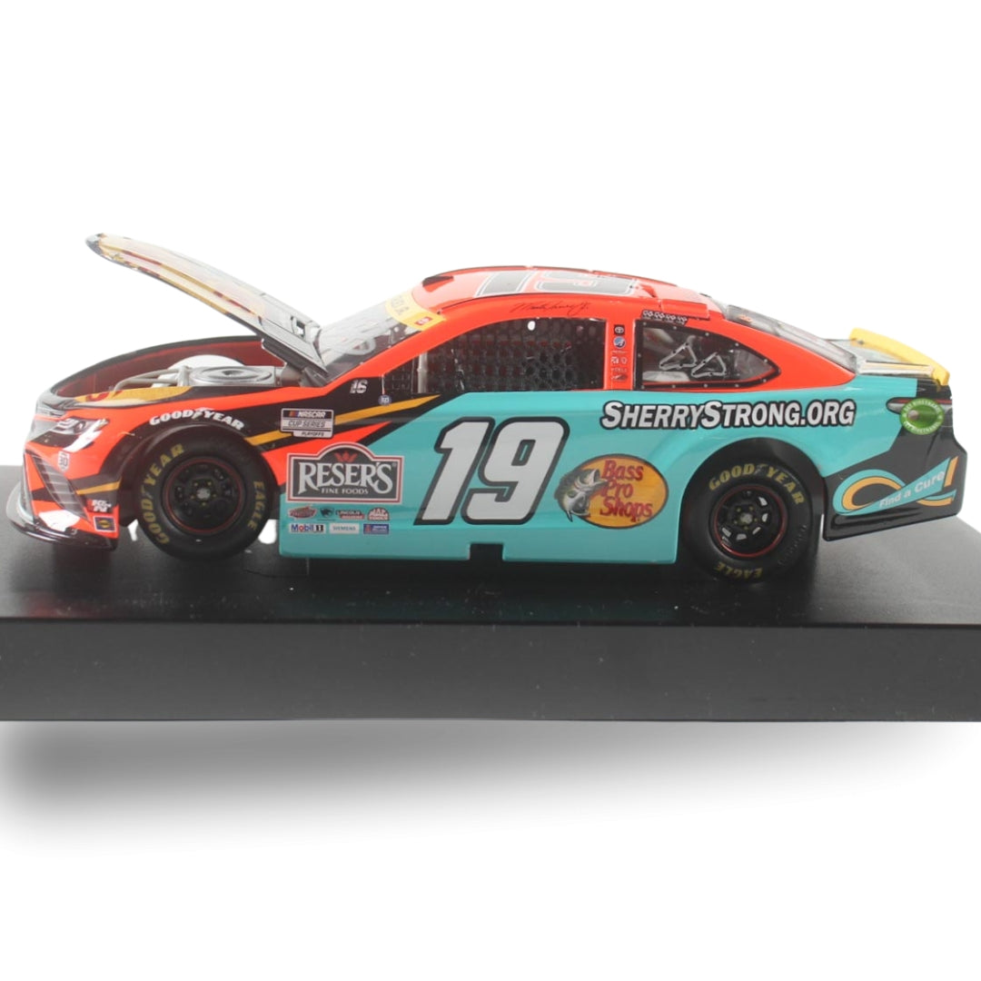 Martin Truex Jr. autographed 1:24 scale Bass Pro Shops / Sherry Strong Toyota die-cast