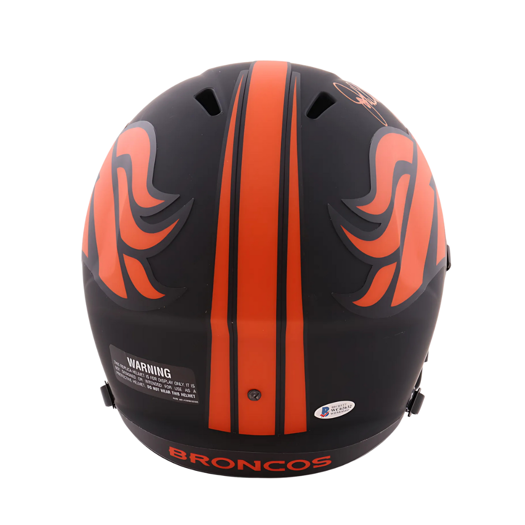 John Elway Signed Broncos Full-Size Eclipse Helmet