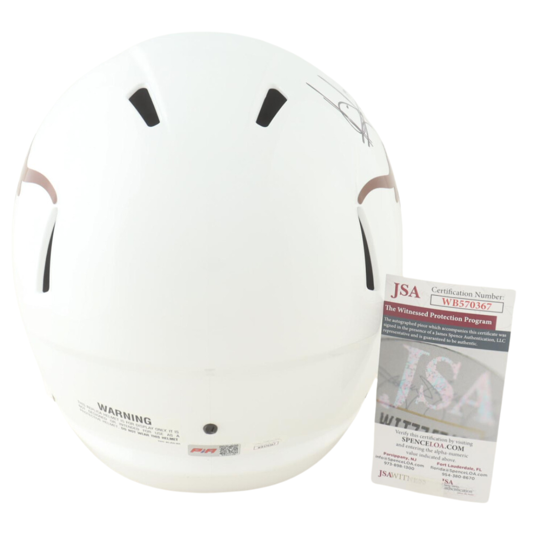 Vince Young Signed Texas Longhorns Full-Size Helmet Inscribed "Rose Bowl MVP"