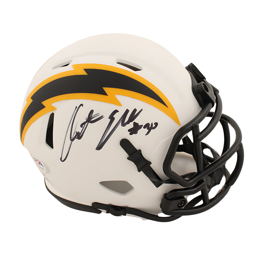 Austin Ekeler Signed Chargers Mini Helmet