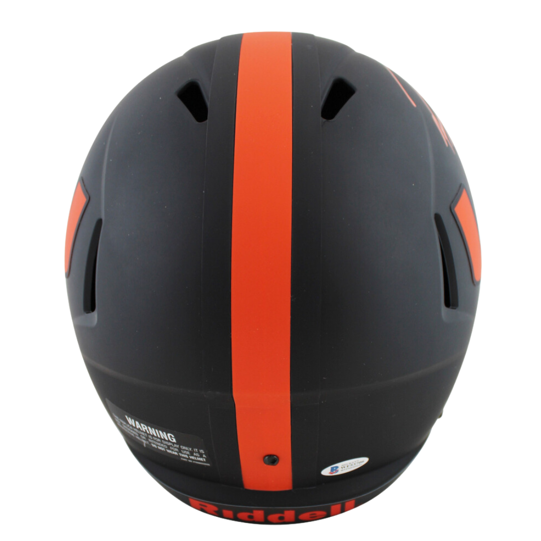 Ray Lewis Signed Miami Hurricanes Full-Size Helmet