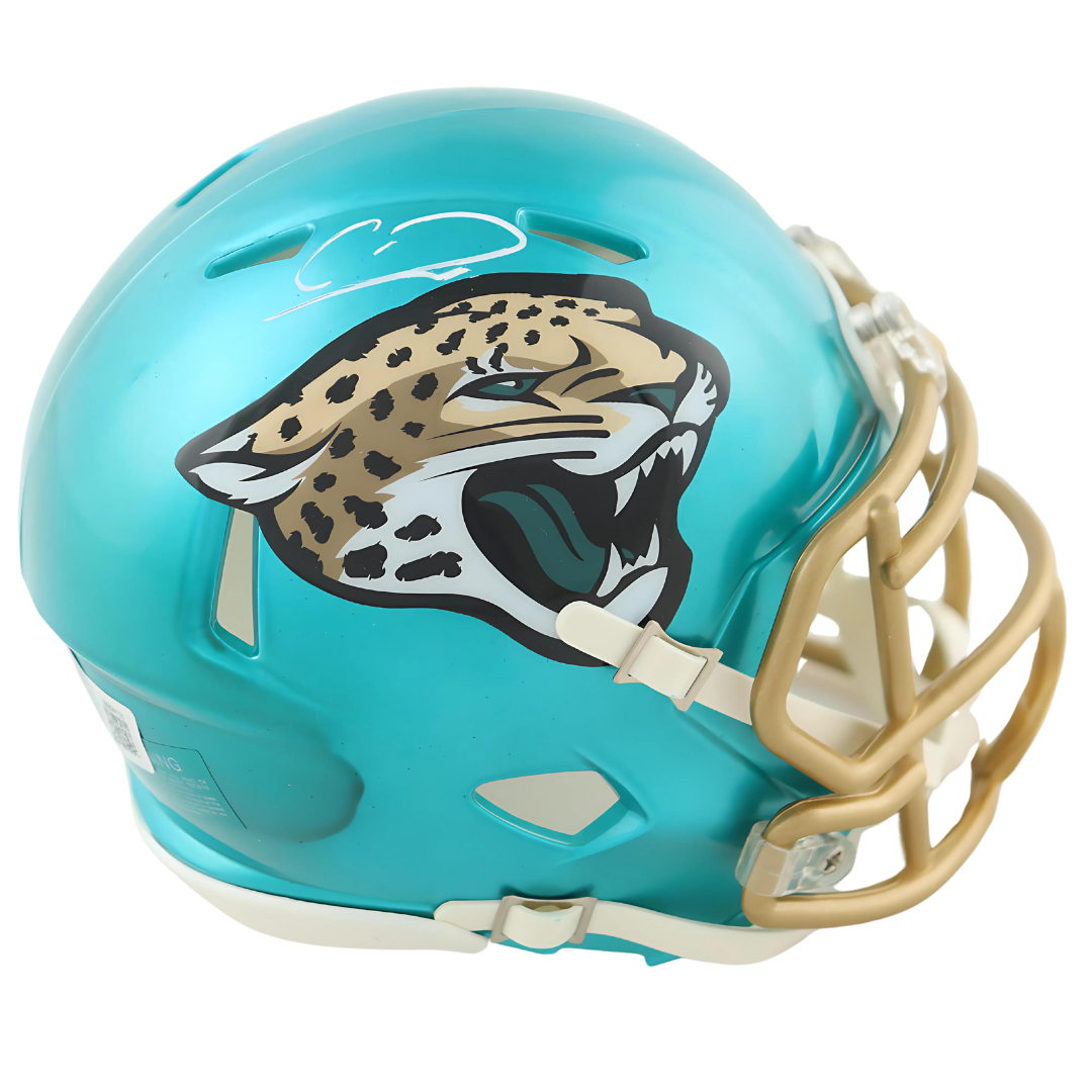 Calvin Ridley Signed Jaguars Alternate Mini Helmet