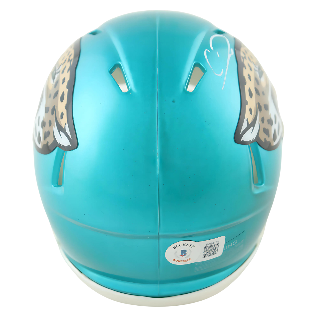 Calvin Ridley Signed Jaguars Alternate Mini Helmet