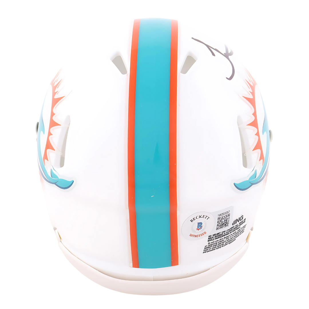 Tyreek Hill Signed Dolphins Mini Helmet