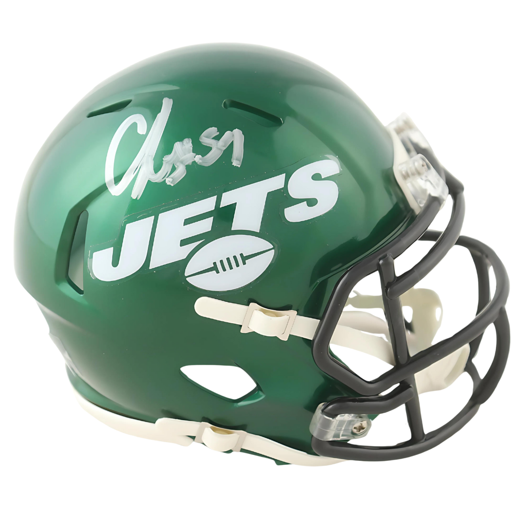 C. J. Mosley Signed Jets Mini Helmet