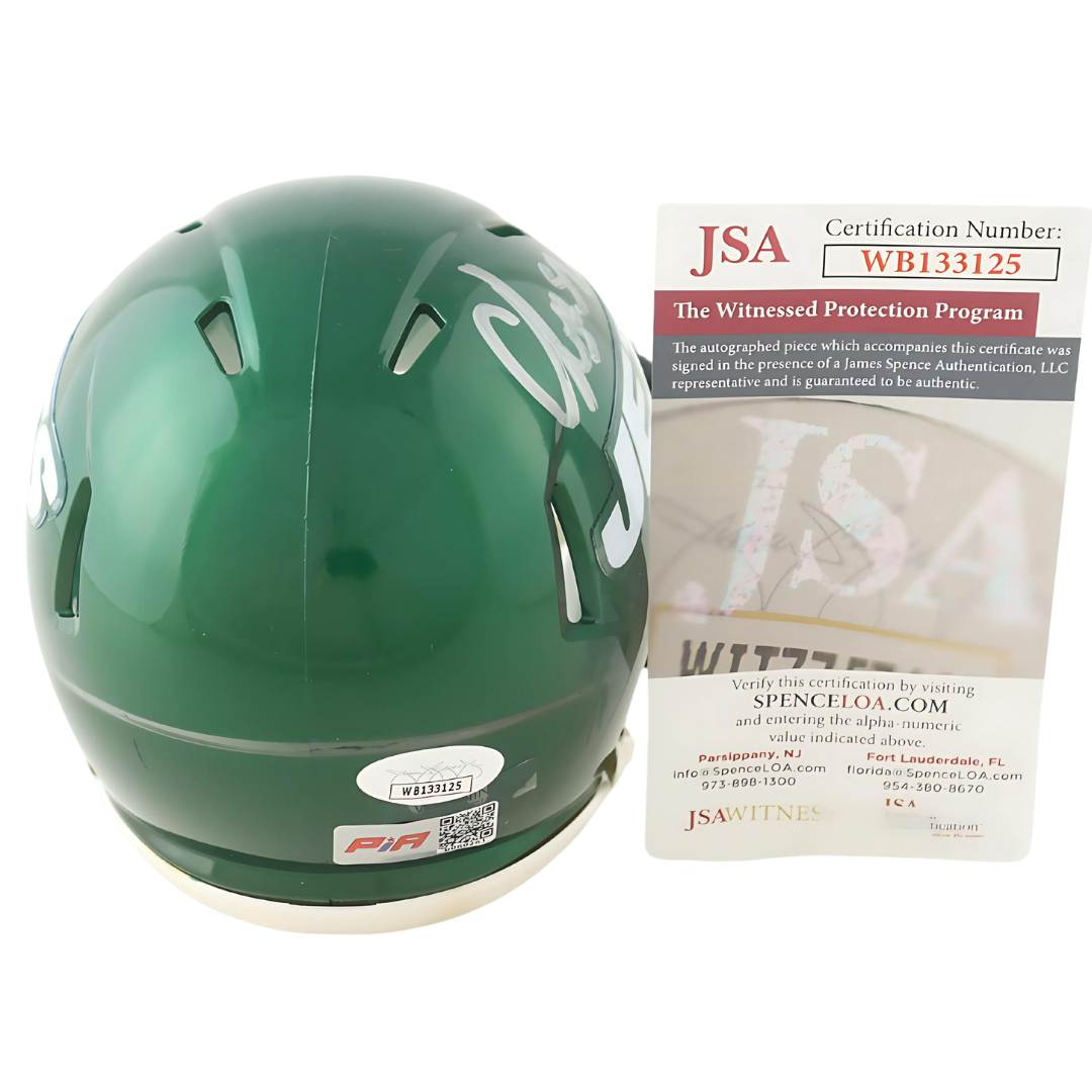 C. J. Mosley Signed Jets Mini Helmet