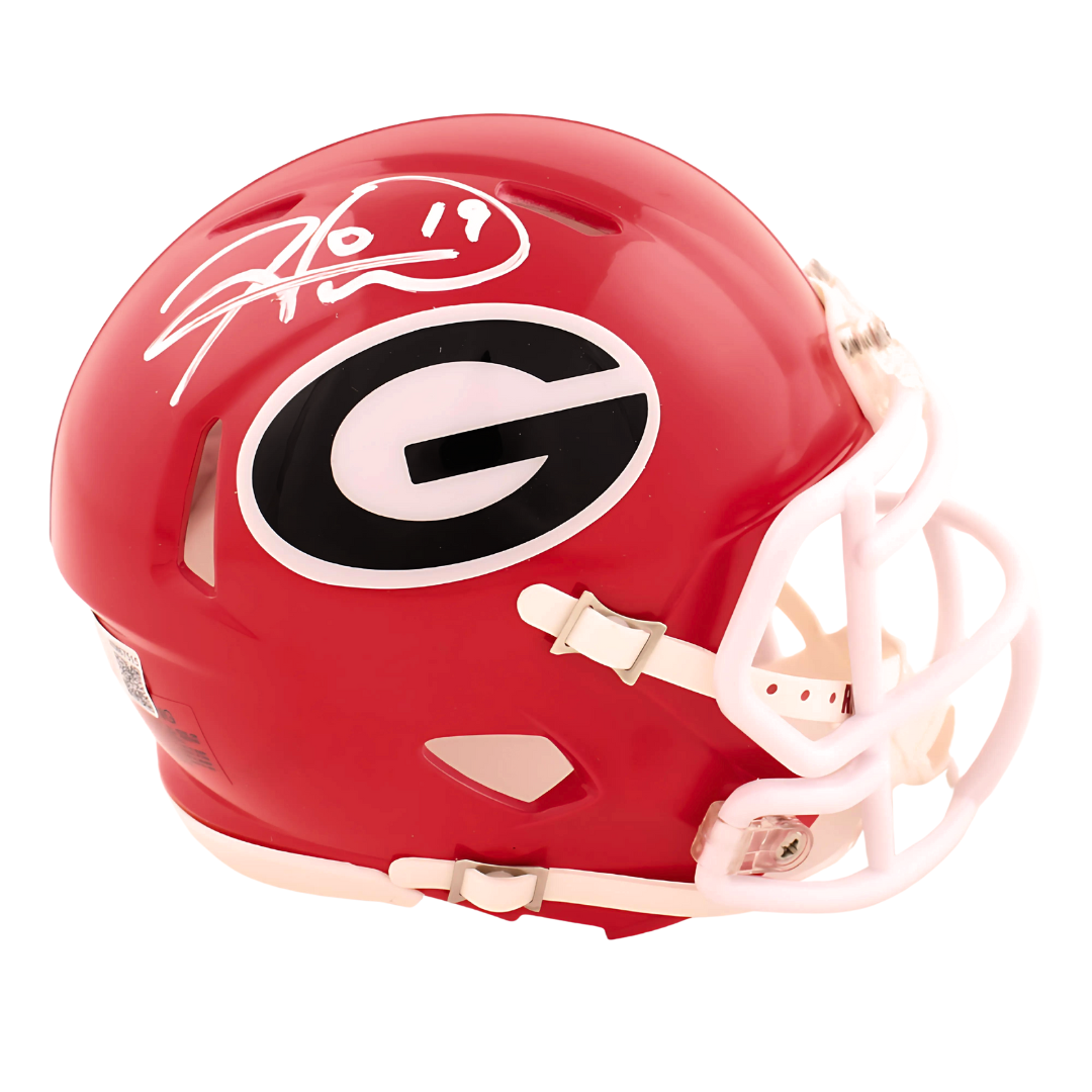 Hines Ward Signed Georgia Bulldogs Mini Helmet