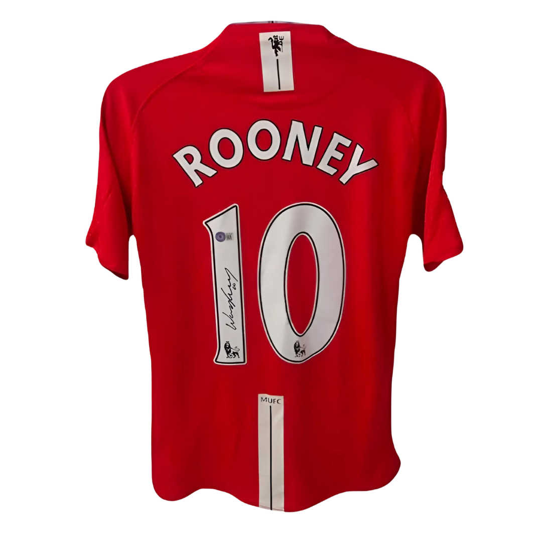 Wayne Rooney Signed Manchester United Jersey