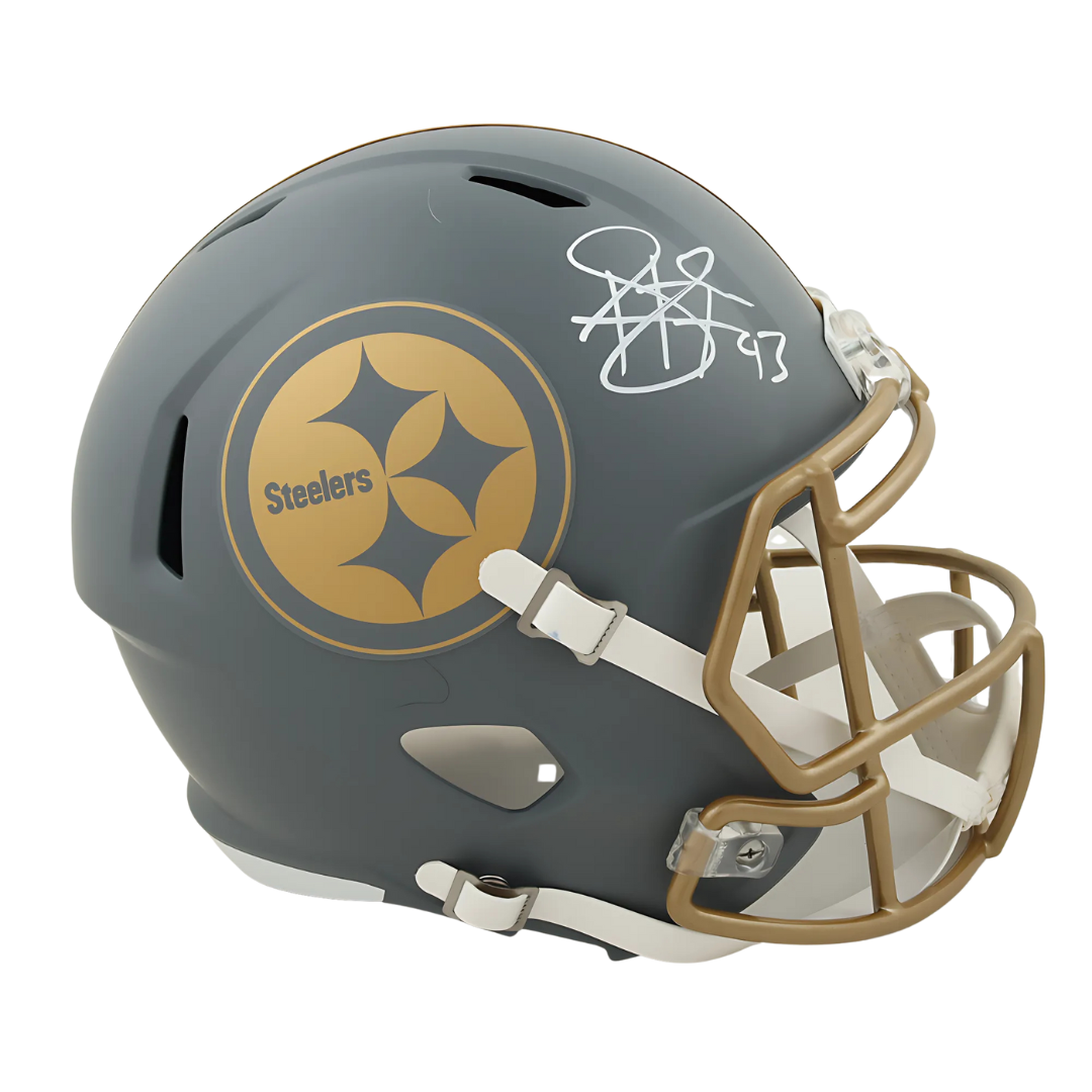Troy Polamalu Signed Steelers Full-Size Helmet