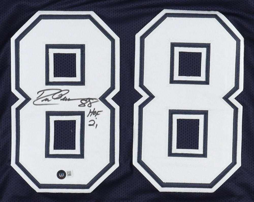 Drew Pearson Signed Jersey Inscribed "HOF 21"