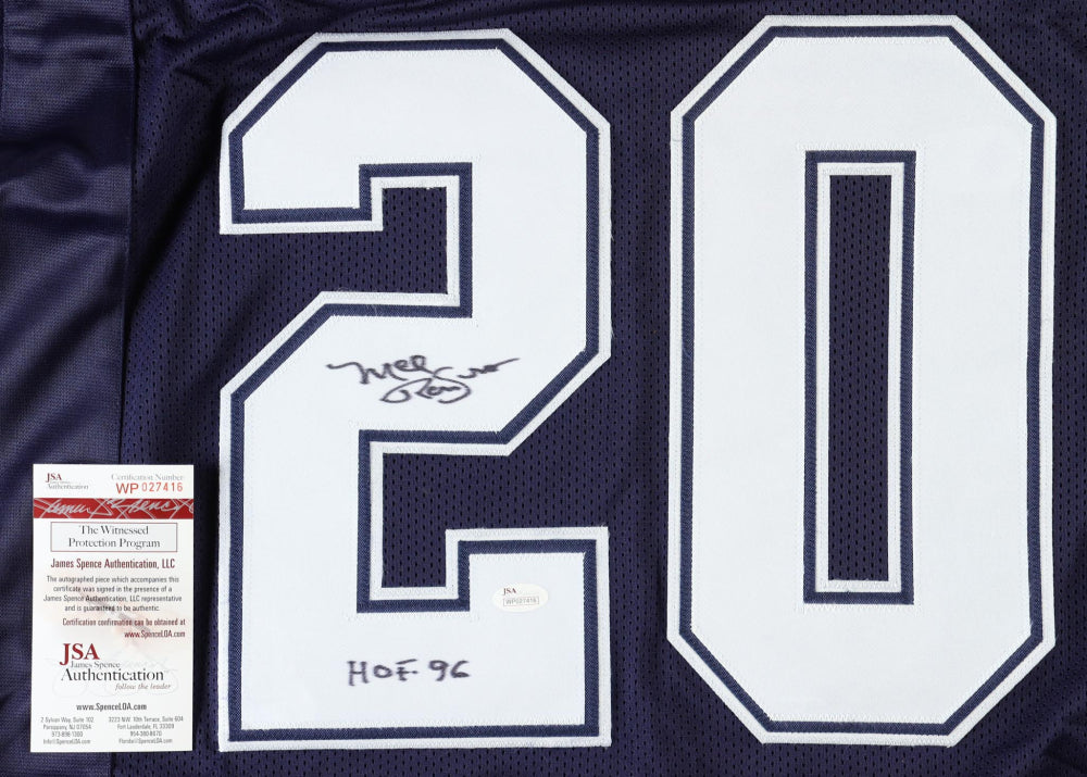 Mel Renfro Signed Jersey Inscribed "HOF 96"