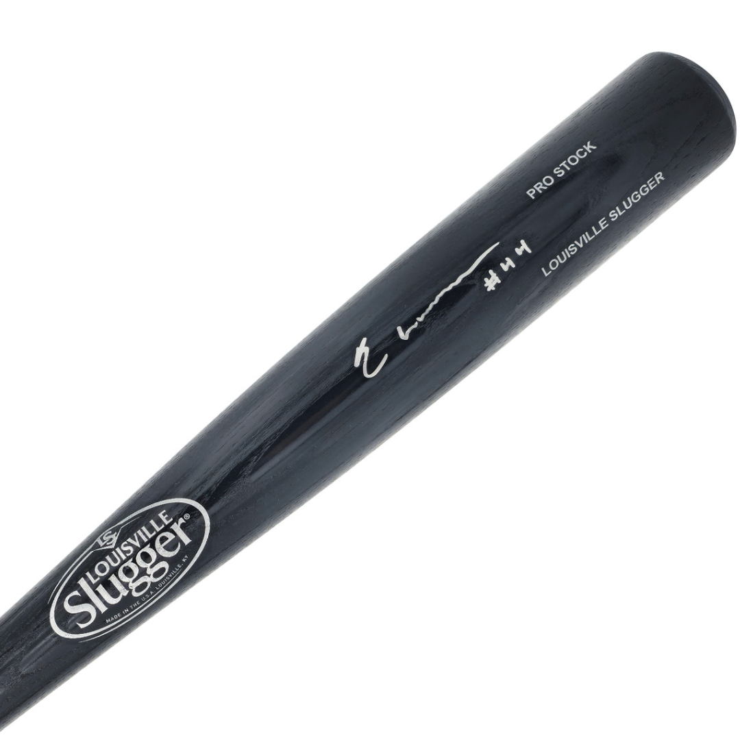 Elly De La Cruz Autographed Black Louisville Slugger Pro Stock Baseball Bat