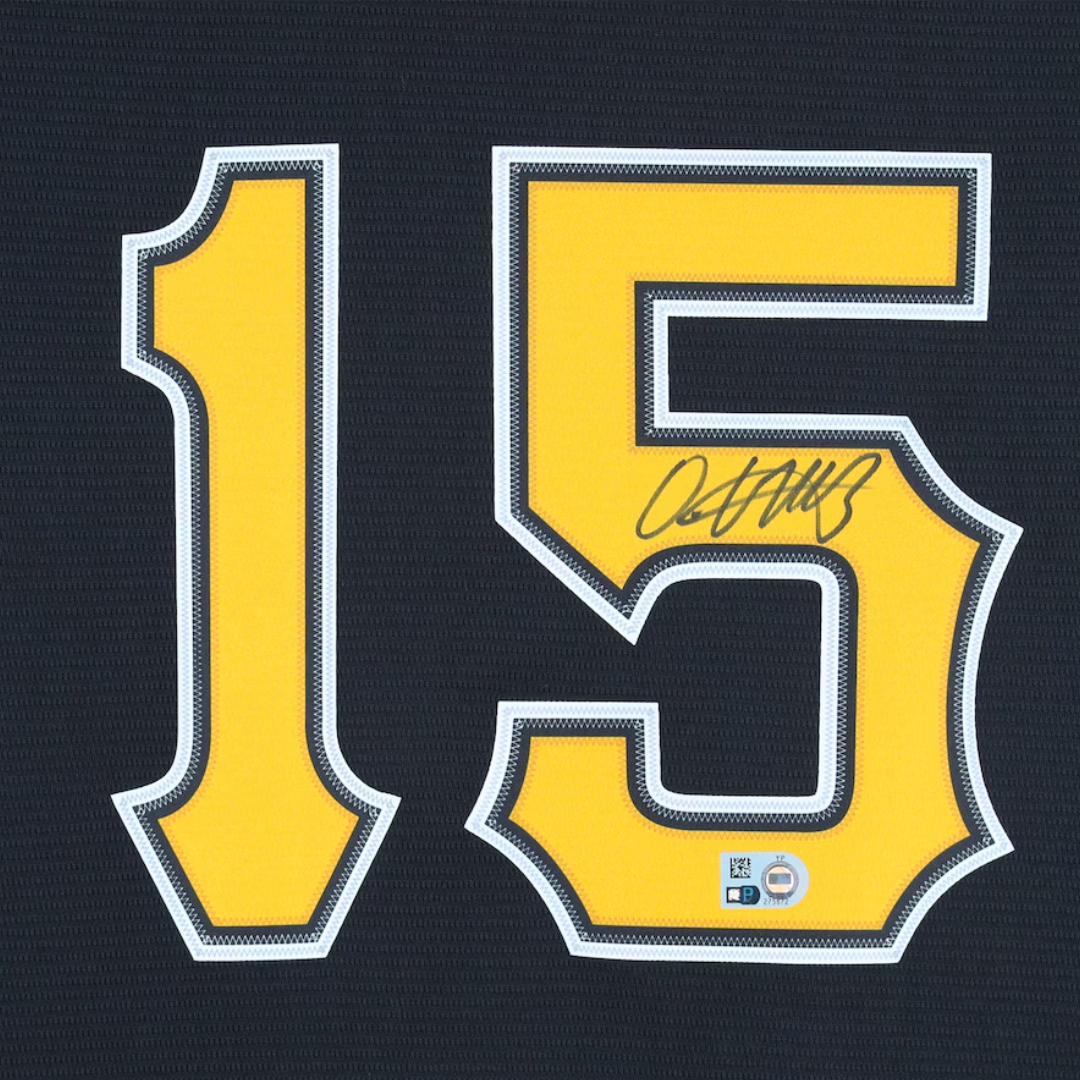 Oneil Cruz Pirates Autographed Authentic Black Nike Jersey
