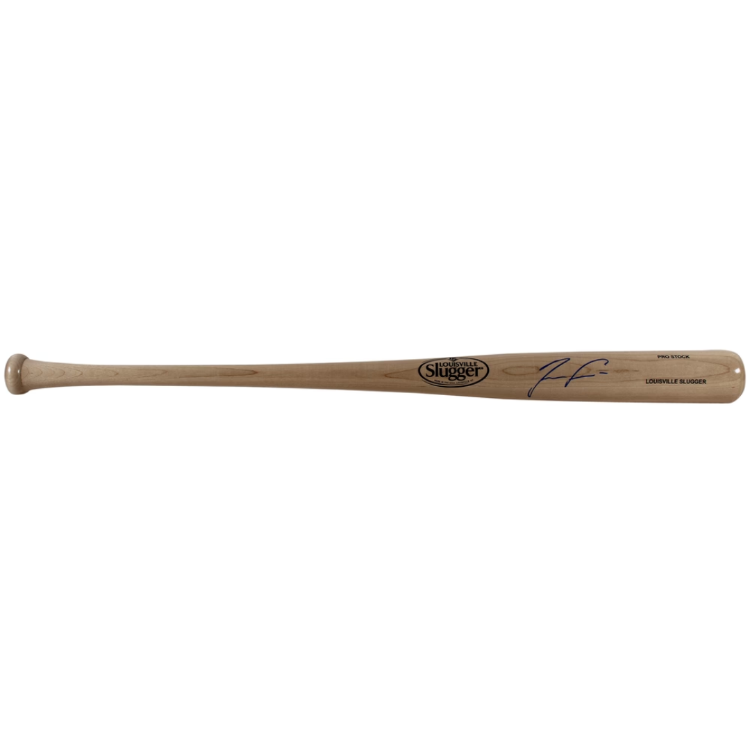 Ronald Acuna Jr. Signed Blonde Louisville Slugger Bat