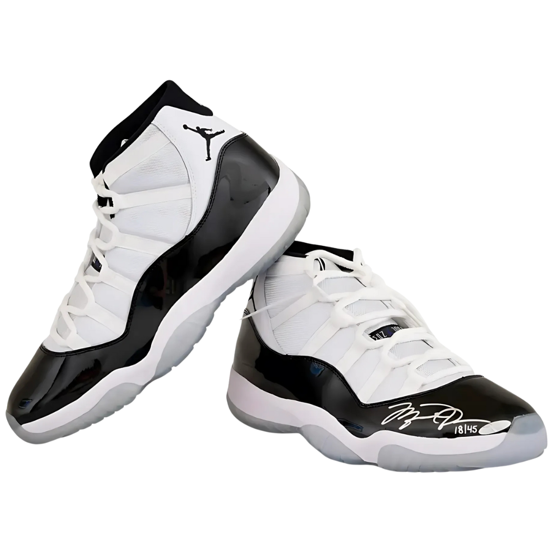 Michael Jordan Signed '18 Nike Air Jordan 11 Retro Concord Shoes