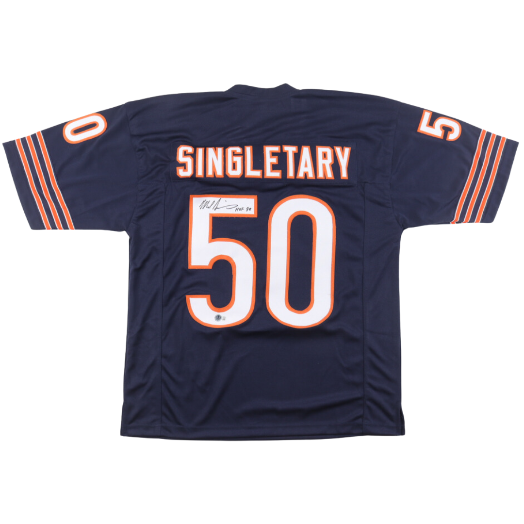 Mike Singletary Signed Jersey Inscribed "HOF 98"