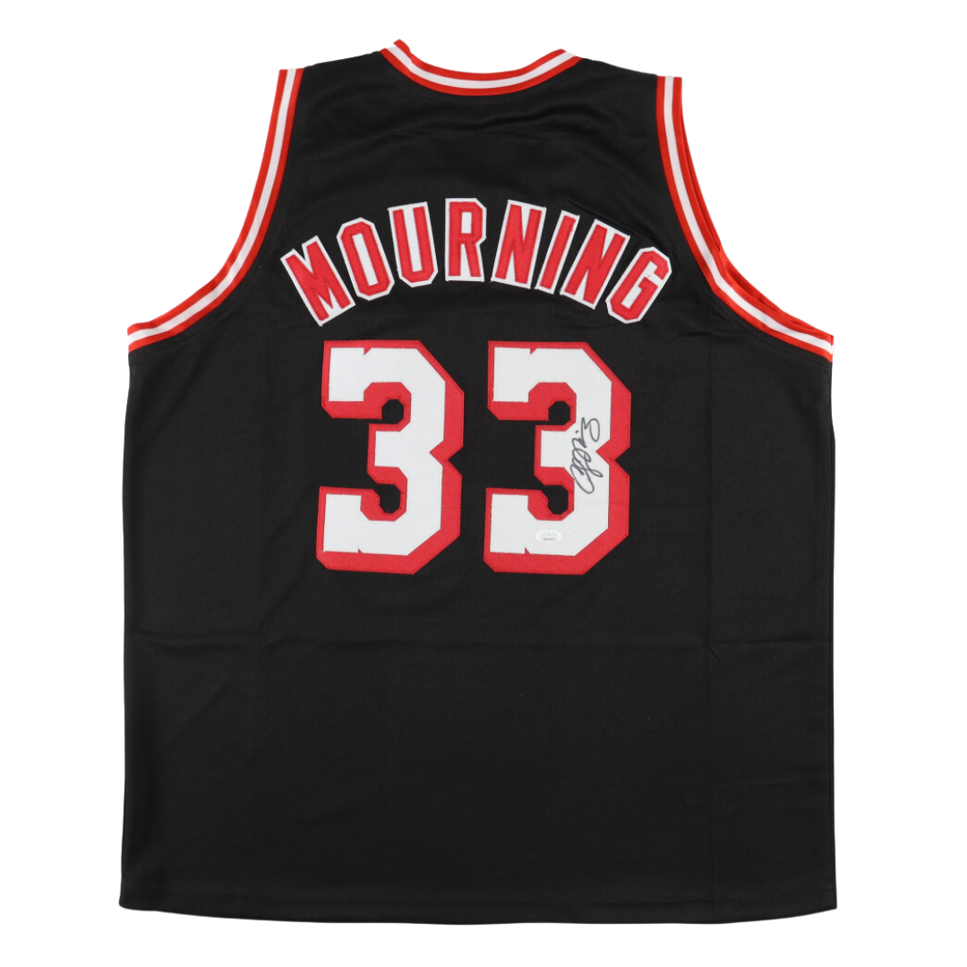 Alonzo Mourning Signed Jersey