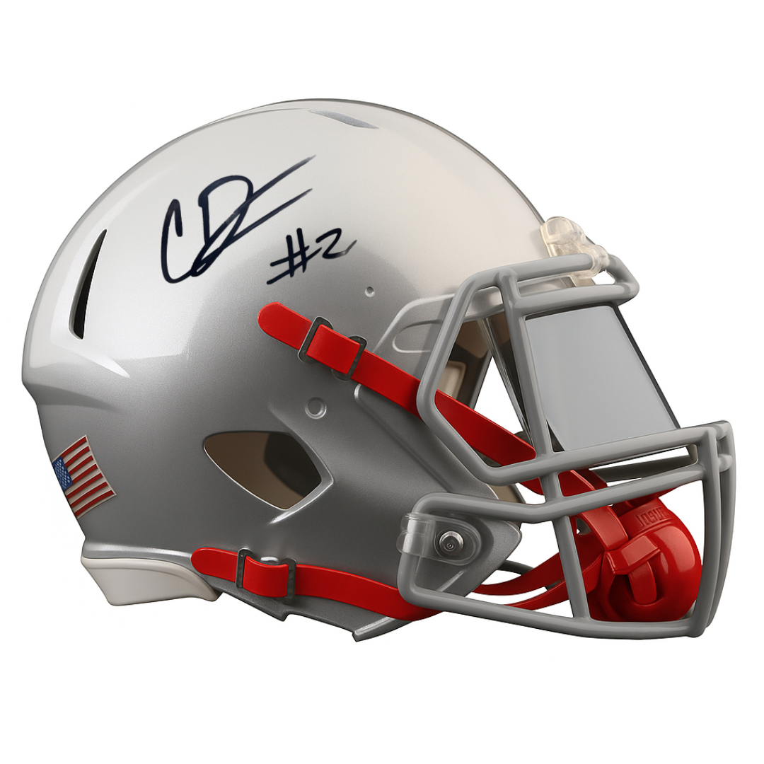 Caleb Downs Autographed Ohio State Buckeyes Helmet - The Crown Collection