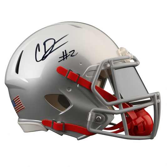 Caleb Downs Autographed Ohio State Buckeyes Helmet - The Crown Collection