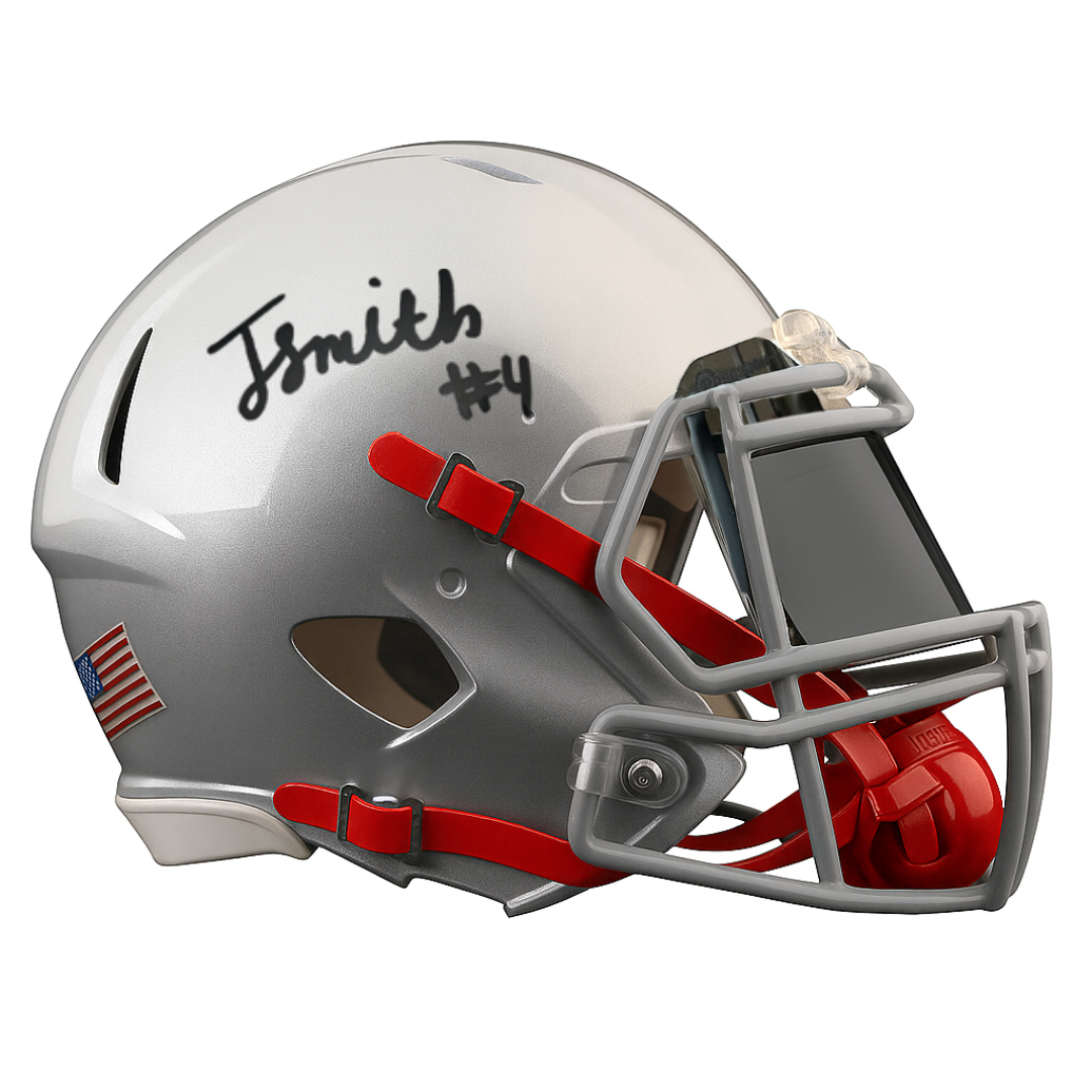 Jeremiah Smith Signed Authentic 2024 Ohio State Rose Bowl Helmet - The Crown Collection: