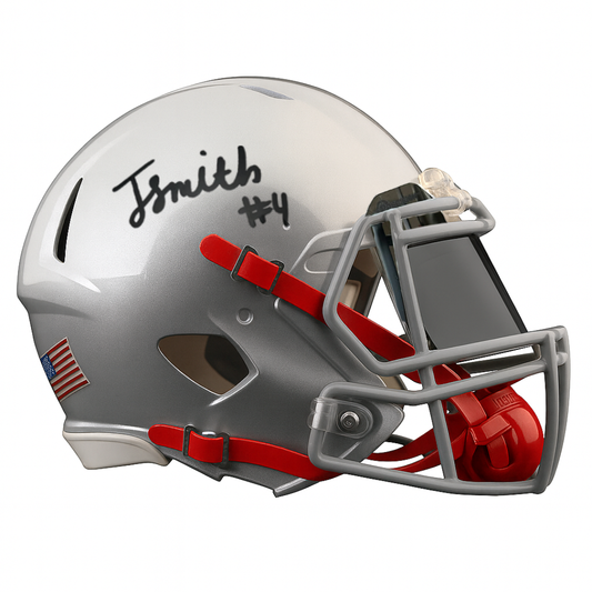 Jeremiah Smith Signed Authentic 2024 Ohio State Rose Bowl Helmet - The Crown Collection: