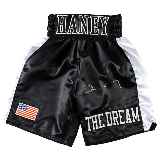 Devin Haney Autographed Boxing Shorts