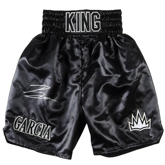 Ryan Garcia Autographed Boxing Trunks "KingRy" Legacy Edition Black