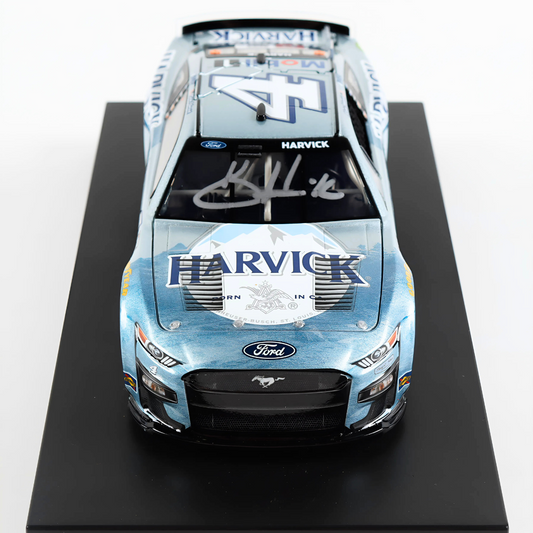 Kevin Harvick Autographed 2023 #4 Busch Light Ford Mustang – 1:24 Scale Limited Edition Die-Cast