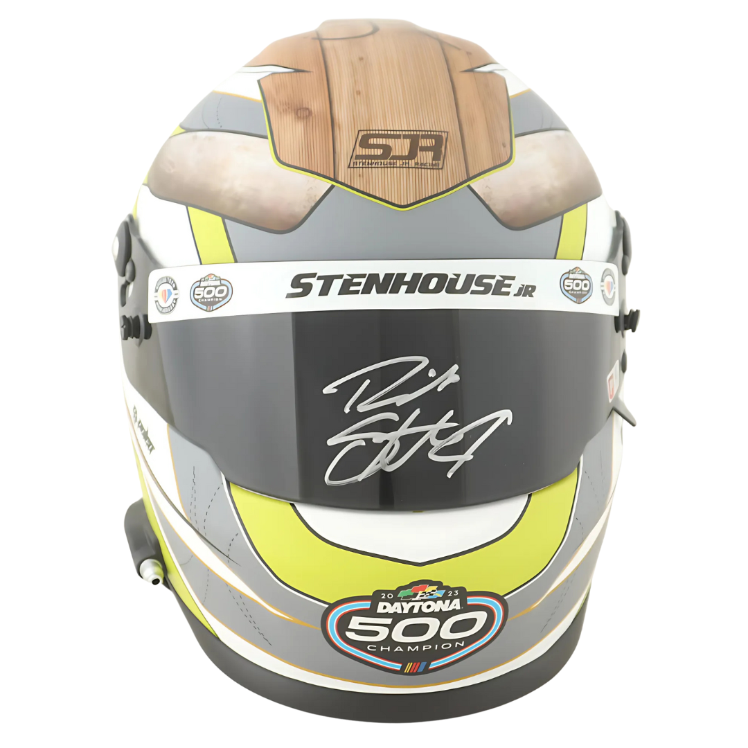 Ricky Stenhouse Jr. Signed 2023 Daytona 500 Championship Full-Size Helmet