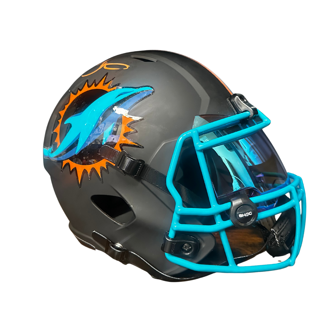 Tyreek Hill Autographed “Rivalry Style” Miami Dolphins Helmet