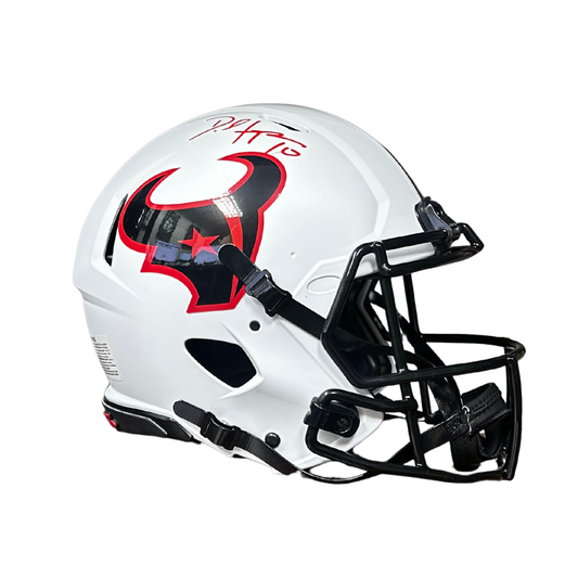 DeAndre Hopkins Autographed Texans Lunar Eclipse Helmet - The Crown Collection